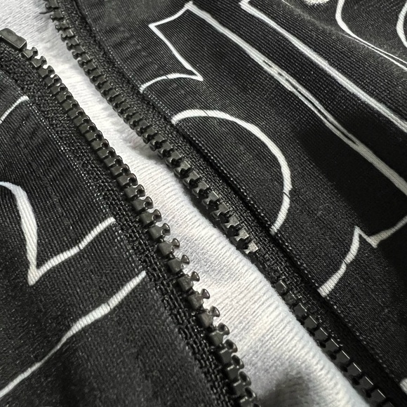 Adidas Logo Black & White Track Jacket 10/12 - Picture 5 of 10